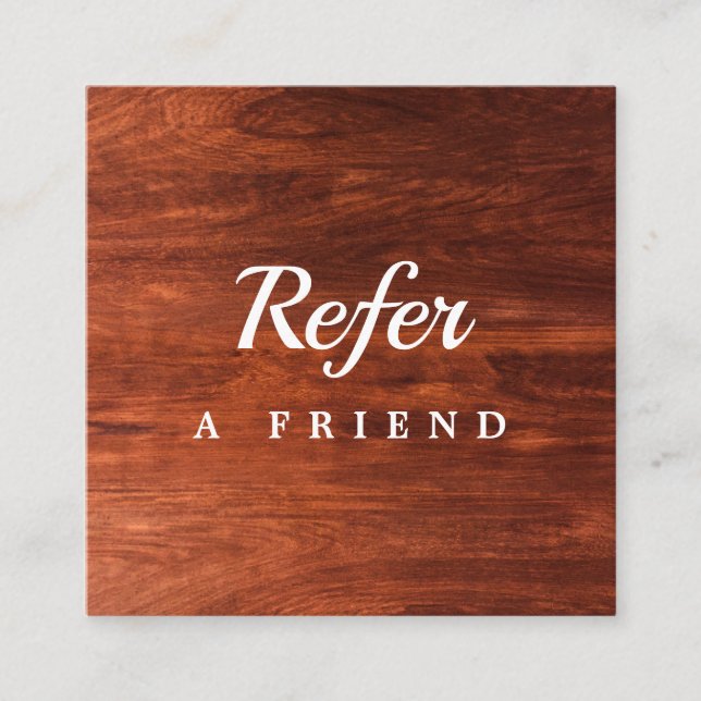 Professionell salong & spa-referralkort | Redigerb Rabattkort (Framsida)