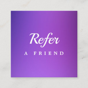 Professionell salong & spa-referralkort Redigerb Rabattkort