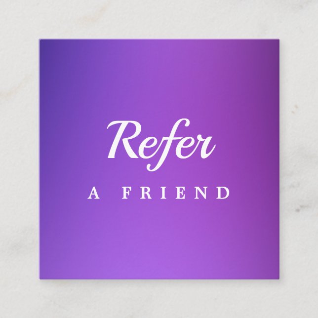 Professionell salong & spa-referralkort | Redigerb Rabattkort (Framsida)