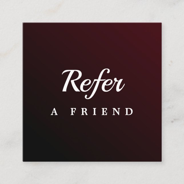 Professionell salong & spa-referralkort | Redigerb Rabattkort (Framsida)