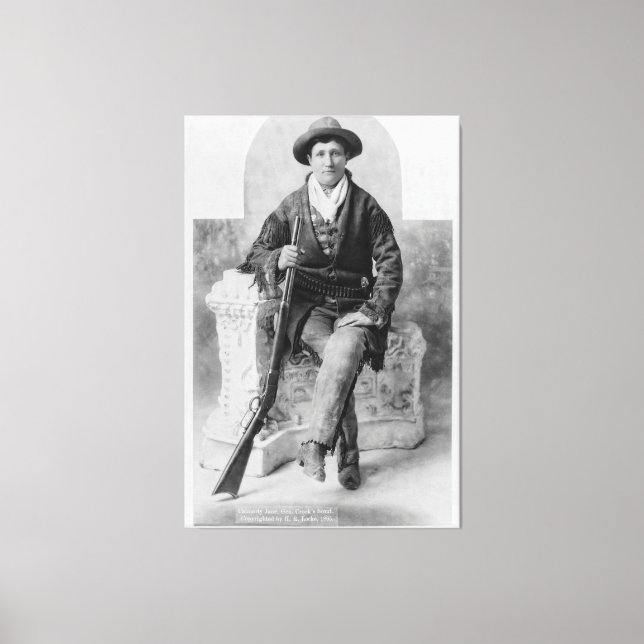 Professionell Scout Calamity Jane 1895 Canvastryck (Framsida)