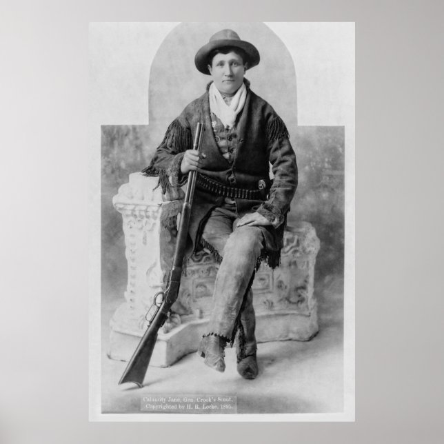 Professionell Scout Calamity Jane 1895 Poster (Framsidan)