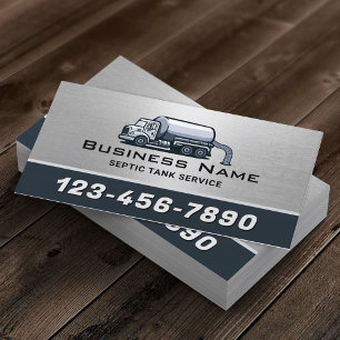 Professionell Septic Tank Service Visitkort