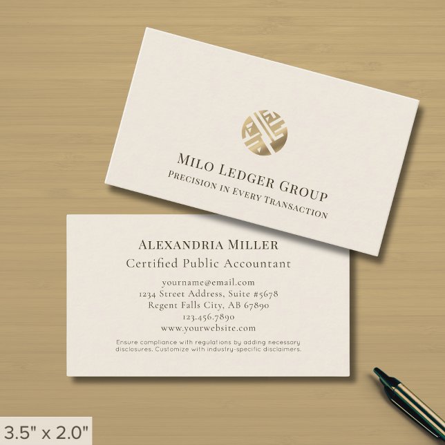 Professionell Services Firm Visitkort (Skapare uppladdad)
