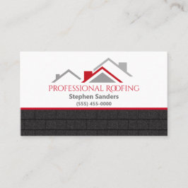 Professionell Shingles Roofing Construction Compan Visitkort