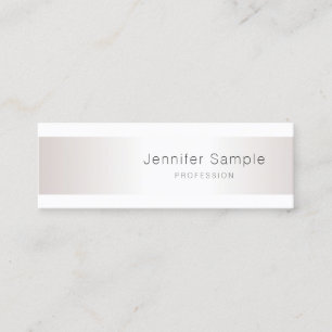 Professionell Silver ser modern, elegant design Mini Visitkort