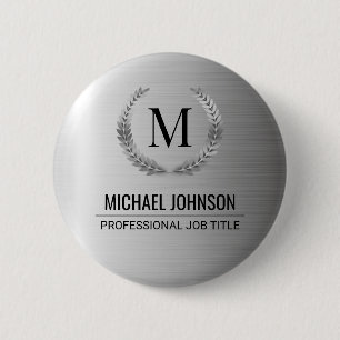 Professionell Silver Stainless Steel Metall Knapp
