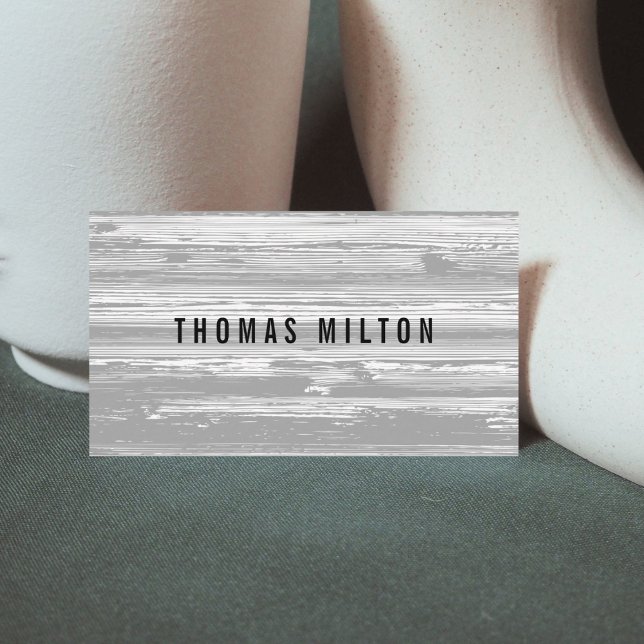 Professionell Simple Grått Linjer Consultant Visitkort (Skapare uppladdad)