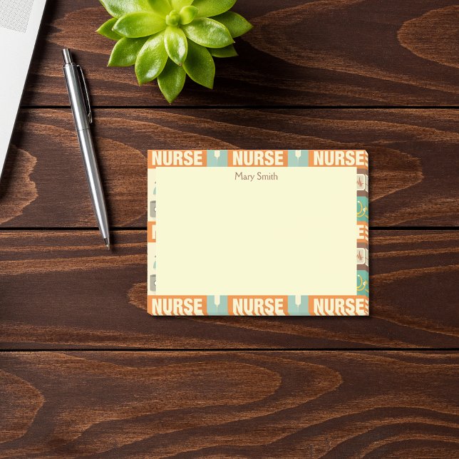 Professionell Sjuksköterska•Anpassad Post-it Block (Skapare uppladdad)