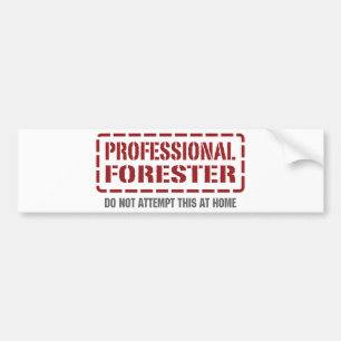Professionell skogsmaskinist bildekal
