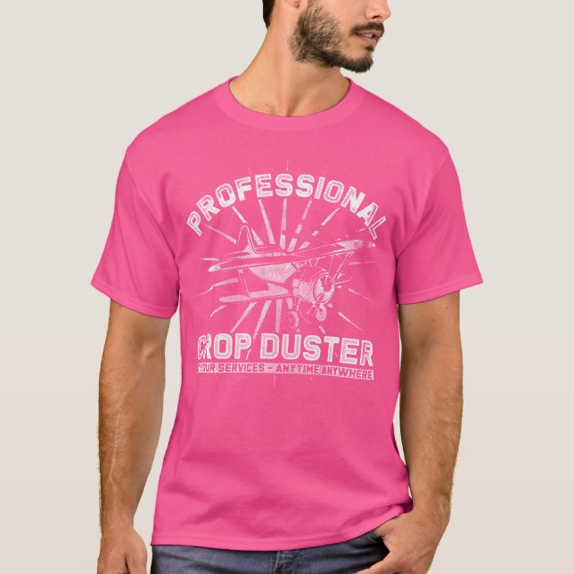 Professionell Skörd Duster Funny Fart Joke T Shirt (Framsida)