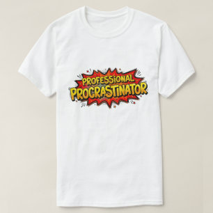 Professionell Slarvapa Retro Pop Art Serieteckning T Shirt