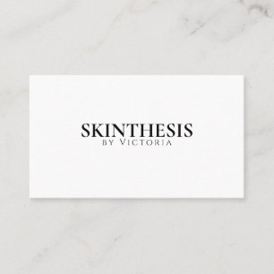 Professionell Sleek Minimalist Luxury Skin Care Visitkort