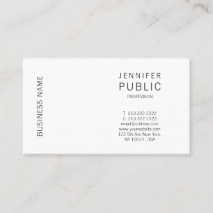 Professionell Smart Plain Elegant Minimalist Moder Visitkort
