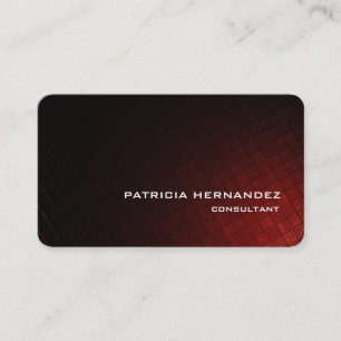 Professionell Snyggt Brown Red Modern Elegant Visitkort