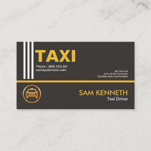 Professionell Snyggt Lodrät Whites Taxi Service Visitkort