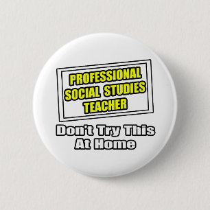 Professionell Social studerar lärare... Knapp