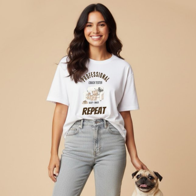 Professionell sofftestare – Cozy Paws Collection T Shirt (Skapare uppladdad)