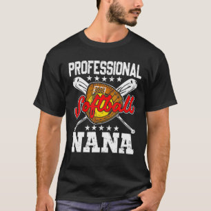 Professionell Softball Nana Lycklig Mors dag Soft T Shirt