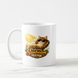 Professionell solstråletestare kattmugg kaffemugg