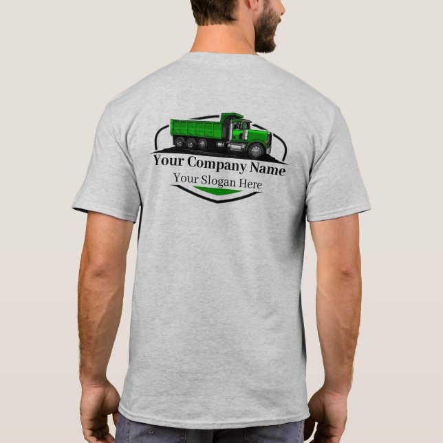 Professionell Soptransportföretag  T Shirt (Baksida)