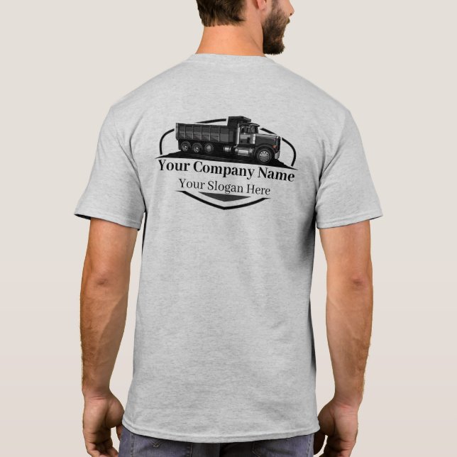 Professionell Soptransportföretag  T Shirt (Baksida)