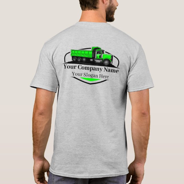 Professionell Soptransportföretag  T Shirt (Baksida)