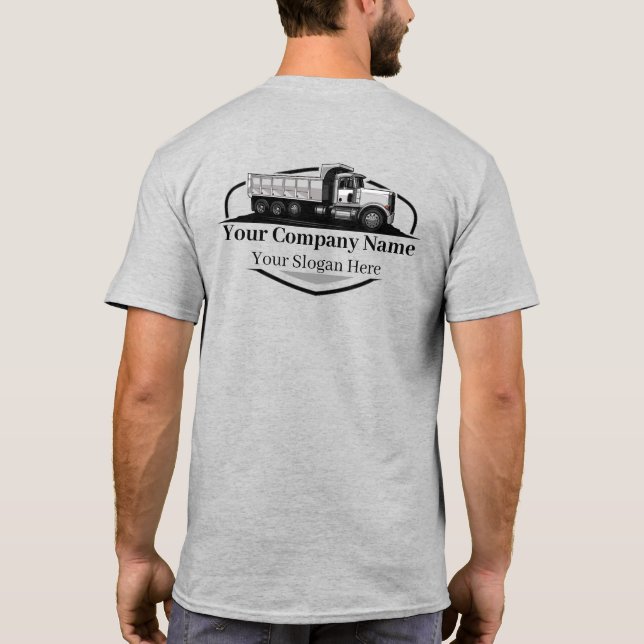 Professionell Soptransportföretag  T Shirt (Baksida)