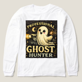 Professionell Spökjägare Rolig Halloween-grafik T Shirt