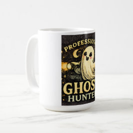 Professionell Spökjägare Rolig Halloween Kaffemugg