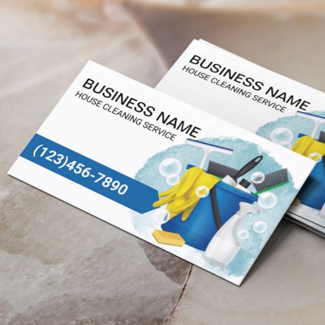 Professionell Städning leveranser av hyreshus Visitkort (Skapare uppladdad)