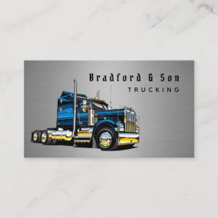 Professionell Steel Transport Trucking Haul Compan Visitkort