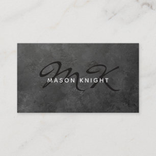 Professionell Sten Slate Stone Grunge Design Visitkort
