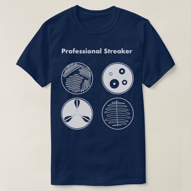 Professionell Streaker  T Shirt (Design framsida)