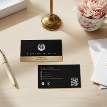 Professionell svart guld foto notarie verksamhets