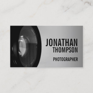 Professionell, svart och vit fotografi visitkort