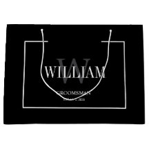 Professionell svart & vit herr minimalist 