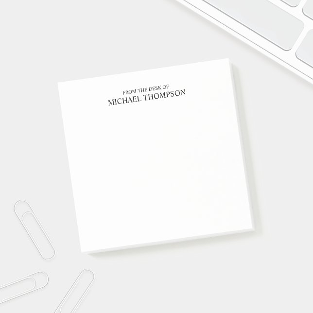 Professionell Svartvitt Post-it Block (Skapare uppladdad)