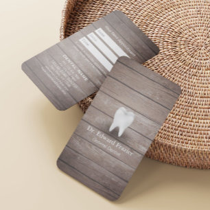 Professionell tandvård Tandläkare Trä Möte Tidsbeställning Kort