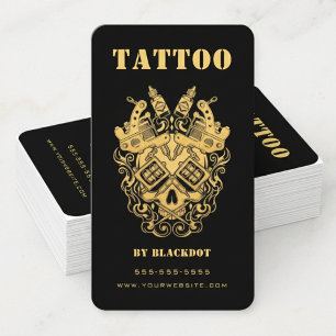 Professionell tatuerare Tattoo Studio Tattoo Butik Visitkort