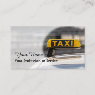 Professionell taxi-affärskort för drivrutiner visitkort