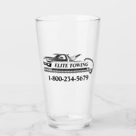 Professionell Tow Lastbil Service Personlig Glaskopp