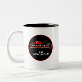 Professionell Tow Lastbil Service Två-Tonad Mugg