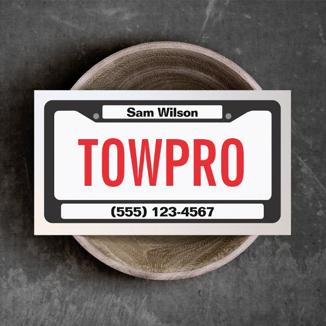 Professionell Tow Lastbil Service Visitkort (Skapare uppladdad)