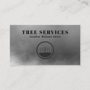 Professionell Träd Trimming Service Affärskort Visitkort