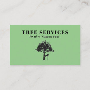 Professionell Träd Trimming Service Visitkort