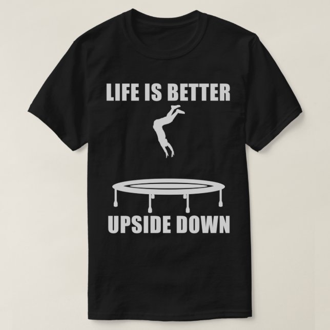 Professionell Trampoline Jumping Funny Saming T Shirt (Design framsida)