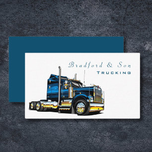 Professionell Transport Trucking Haul Company Visitkort
