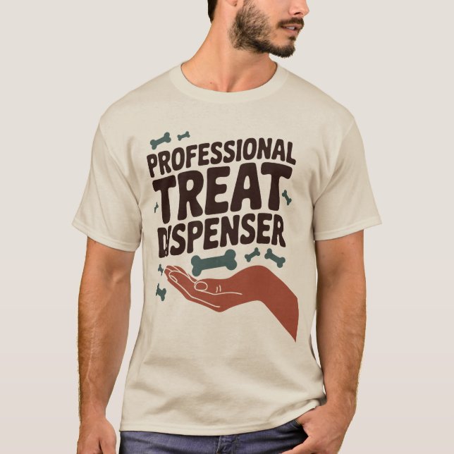 Professionell Treat-dispenser - Roligt för hundför T Shirt (Framsida)