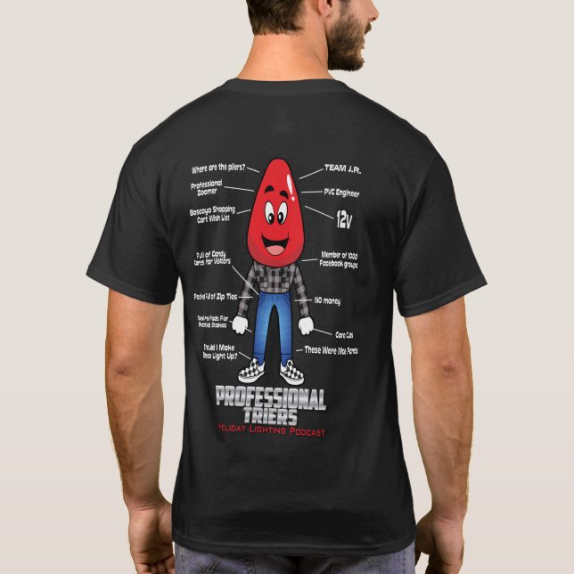 Professionell Triers Blinky Shirt T Shirt (Baksida)